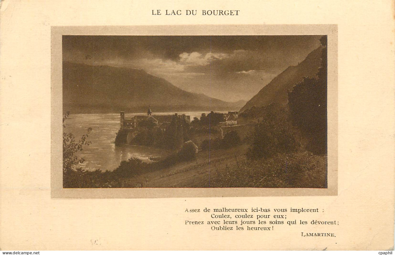 CPA le Lac du Bourget