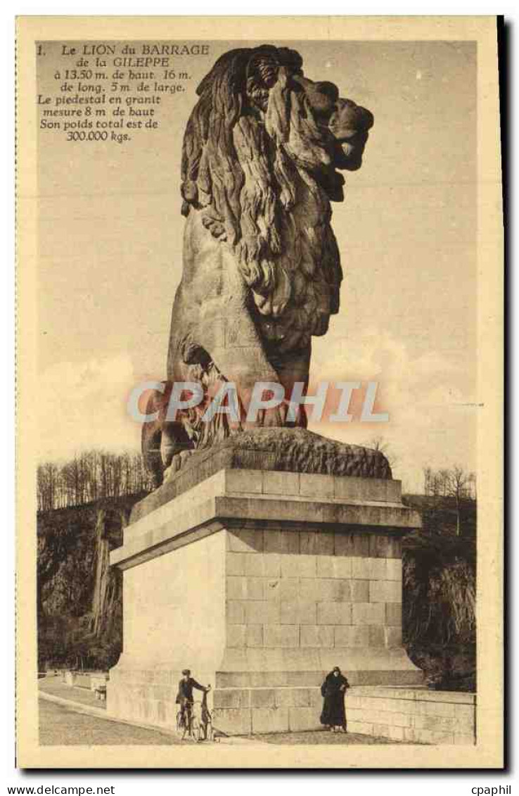 CPA Le Lion Du Barrage De La Gileppe