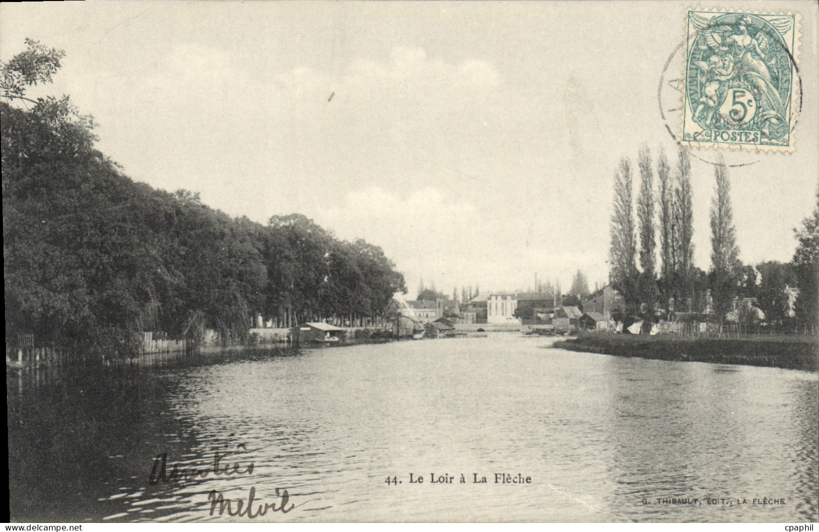 CPA Le Loir à la Fleche