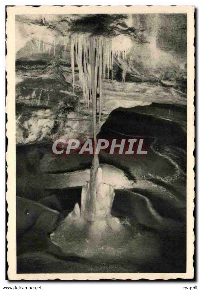CPA Le Lot Illustre Grottes De Lacave Colonne aux Pattes d'Araignee