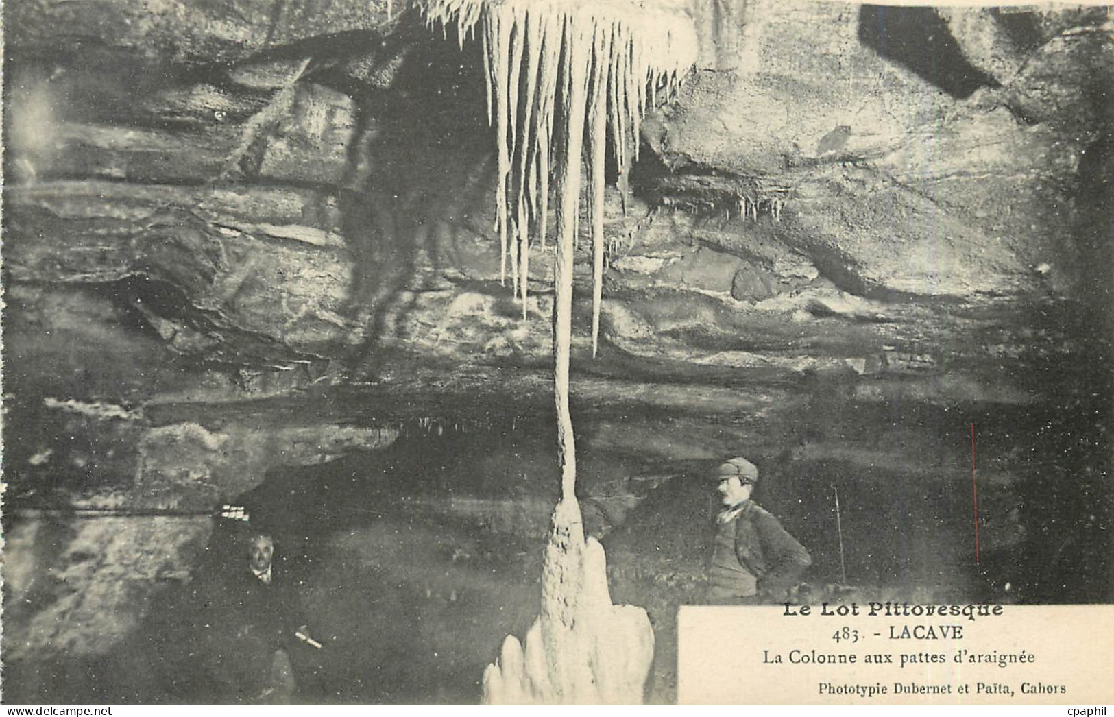 CPA Le Lot Pittoresque Lacave la Colonne aux pattes d'araignee
