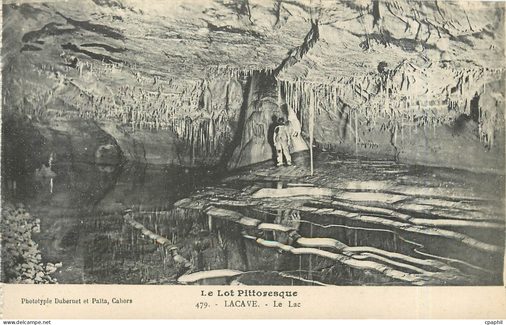 CPA Le Lot Pittoresque Lacave le Lac
