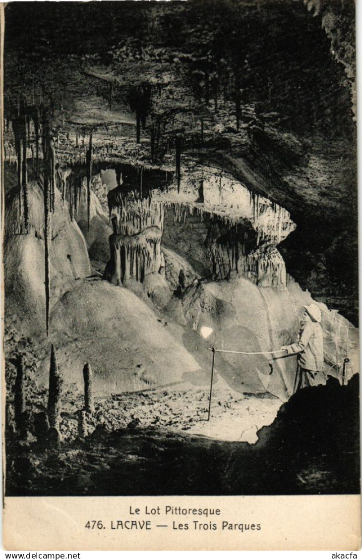 CPA Le Lot Pittoresque - LACAVE - Les Trois Parques (224067)