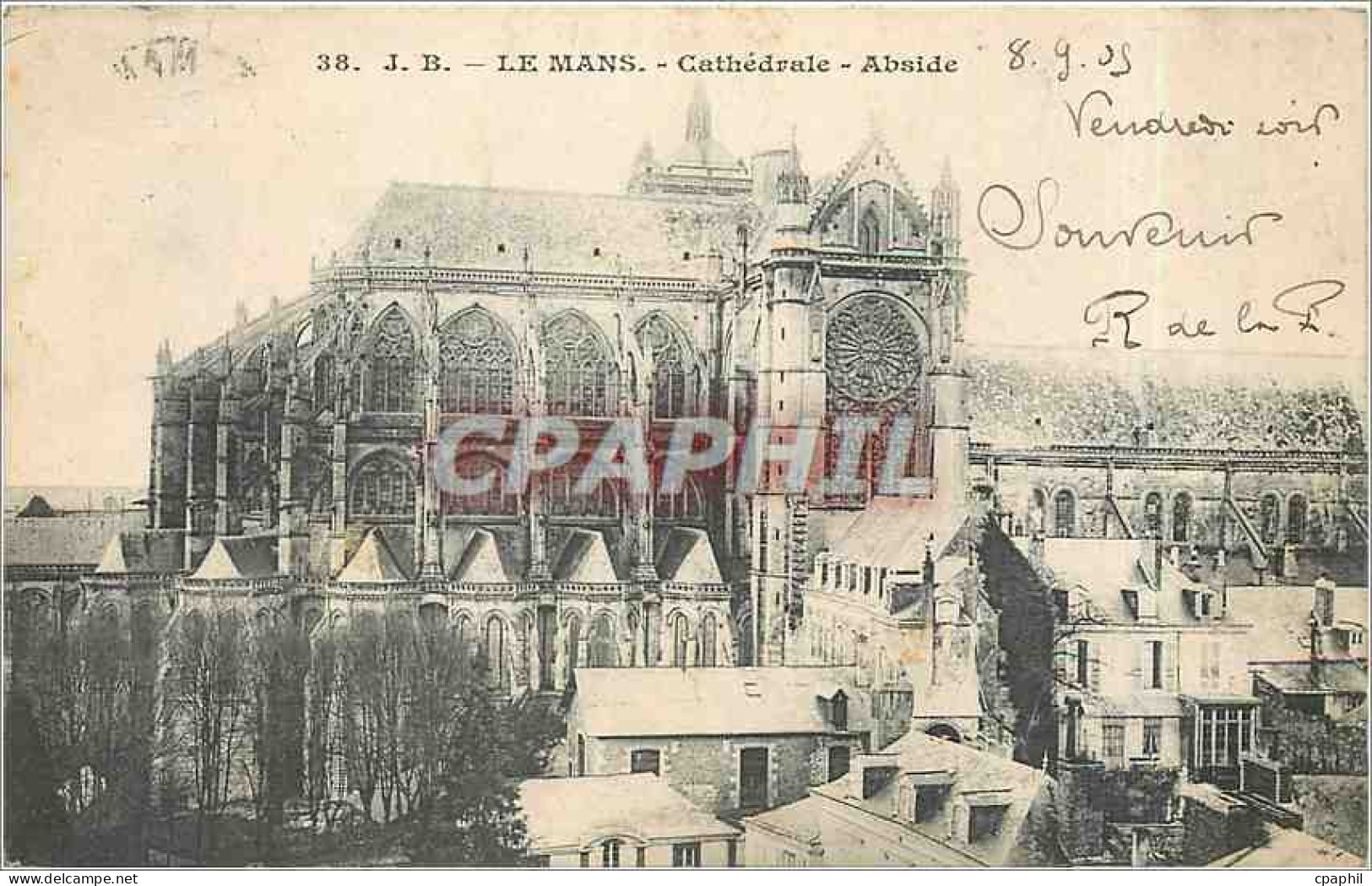 CPA LE MANS-Cathedrale