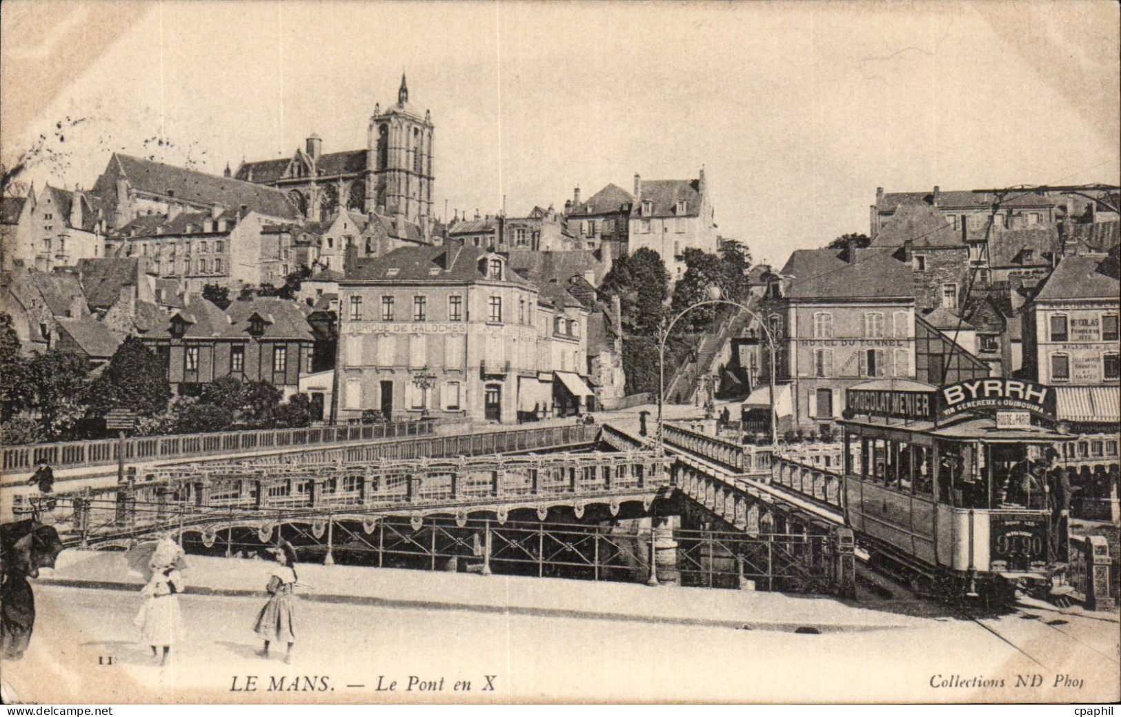 CPA Le Mans Le pont en X