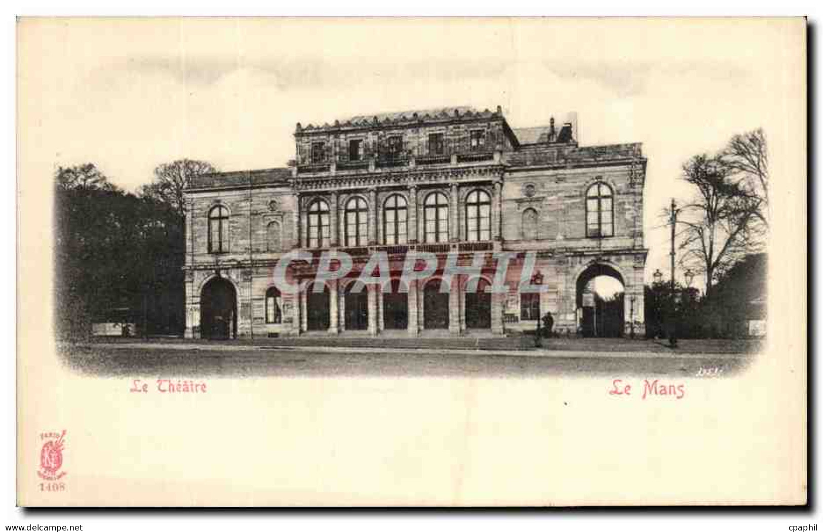 CPA Le Mans Le theatre