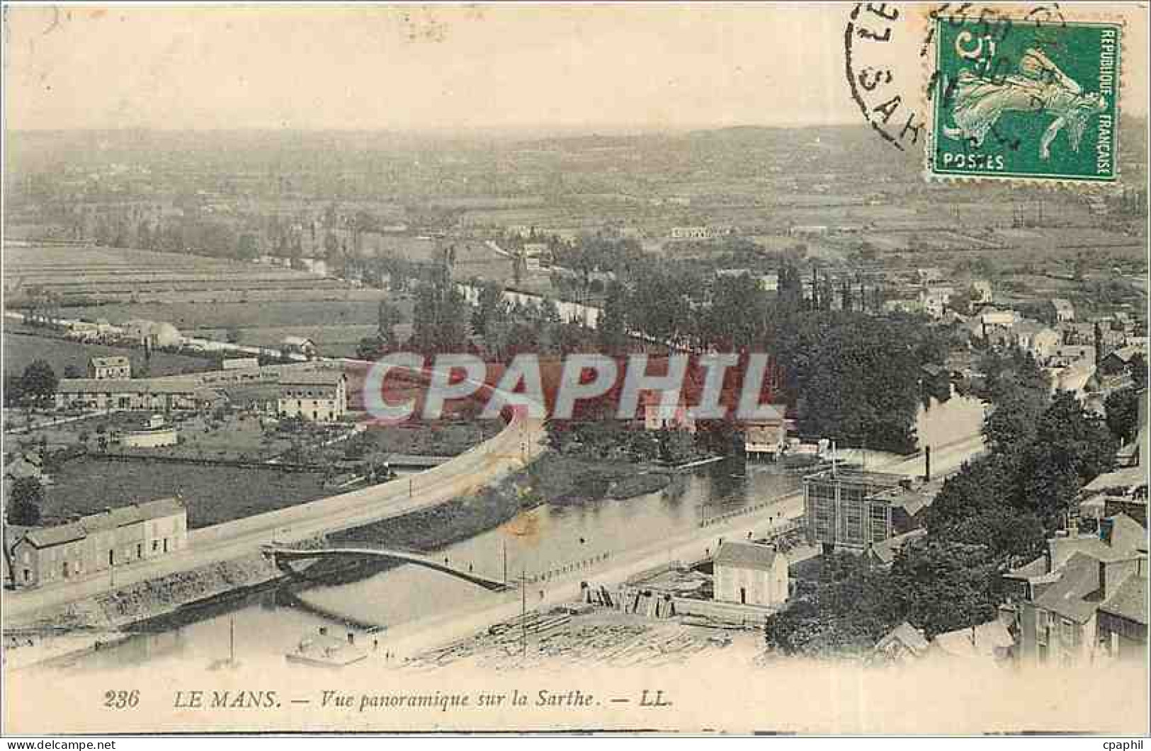CPA LE MANS-Vue Panormique