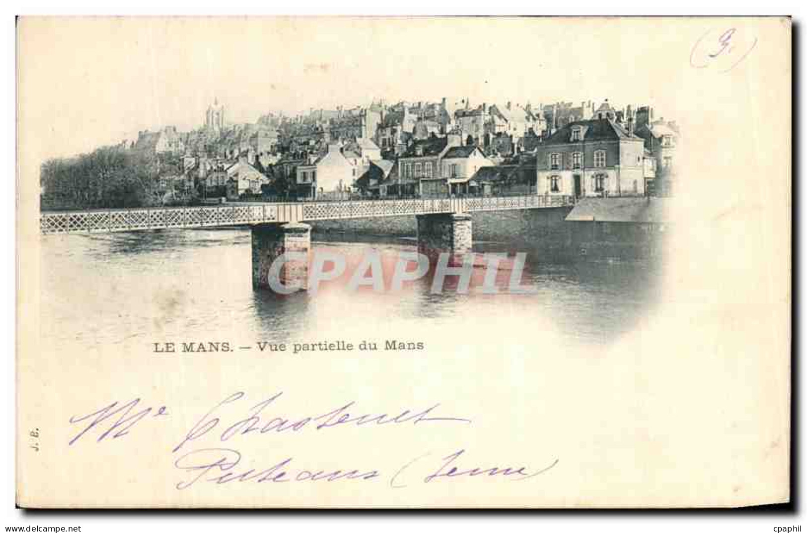 CPA Le Mans Vue Partielle du Mans