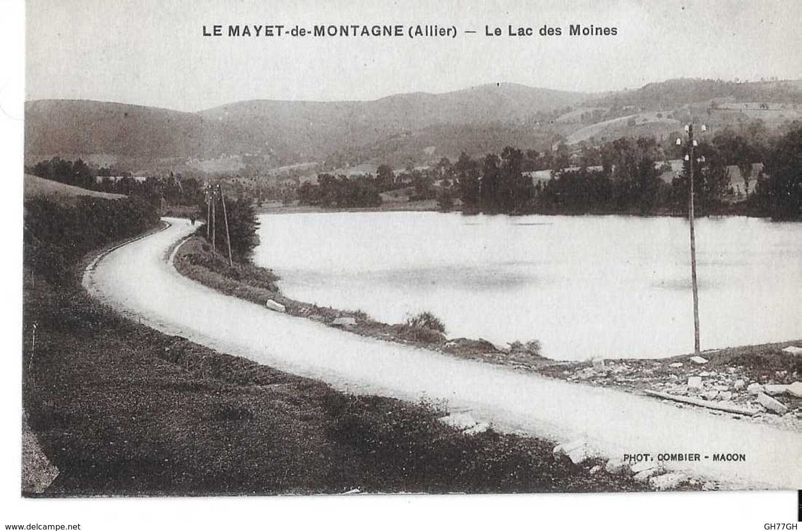 CPA LE MAYET-de-MONTAGNE -lac des moines
