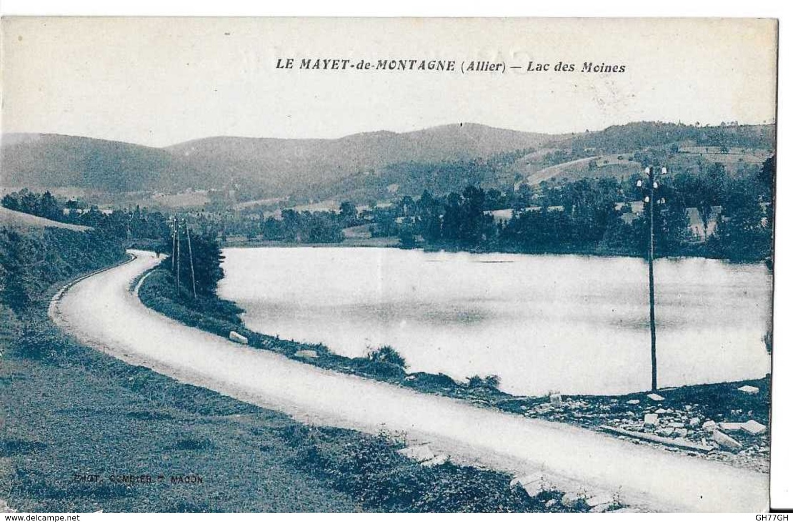 CPA LE MAYET-de-MONTAGNE -lac des moines