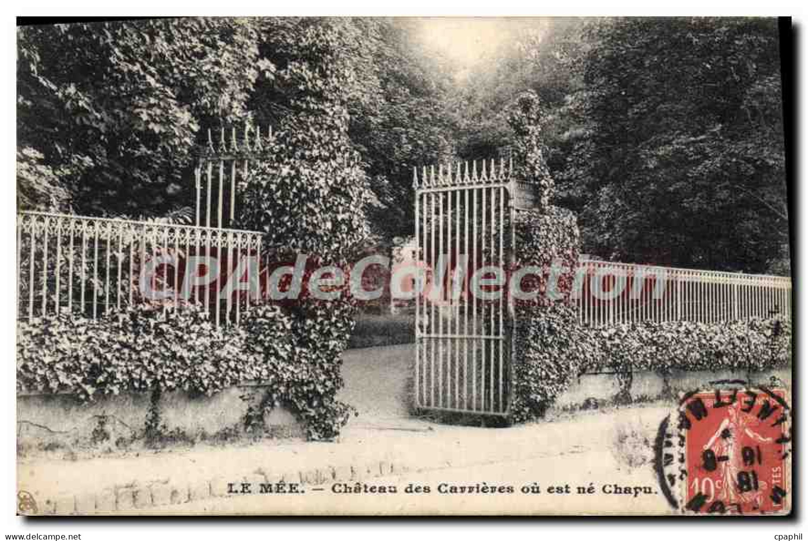 CPA Le Mee Chateau Des Carrieres Où Est Né Chapu