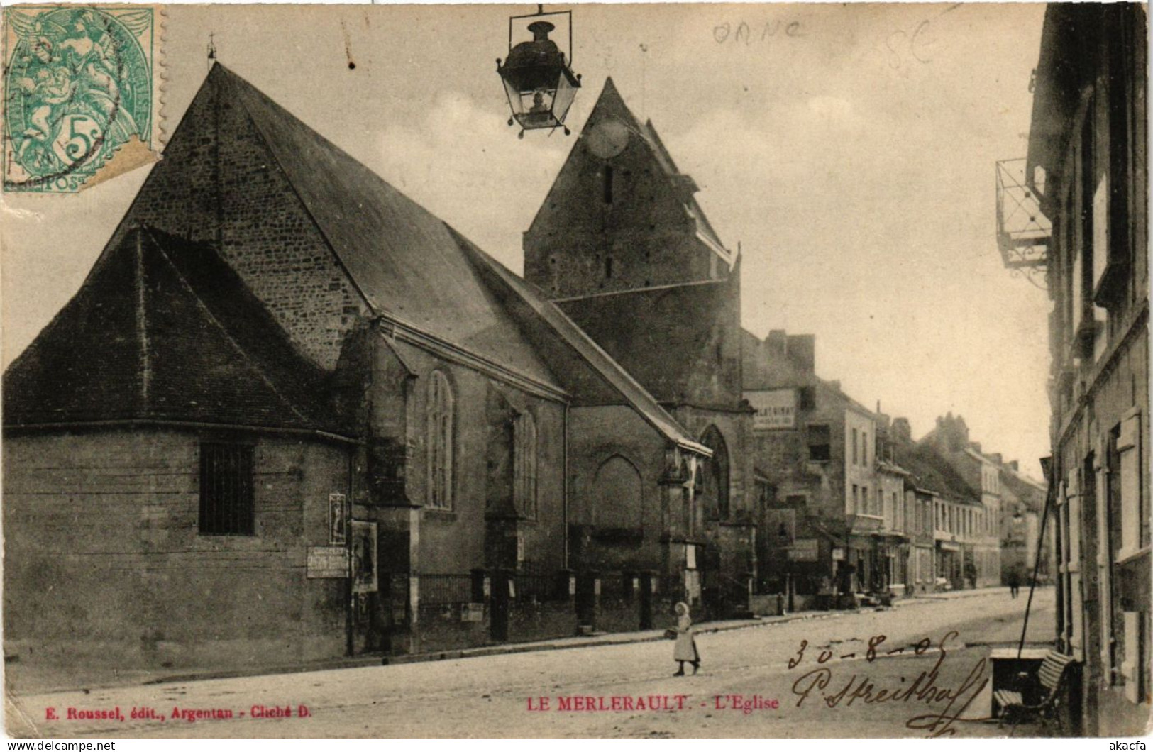 CPA Le MERLERAULT - L'Église (356606)