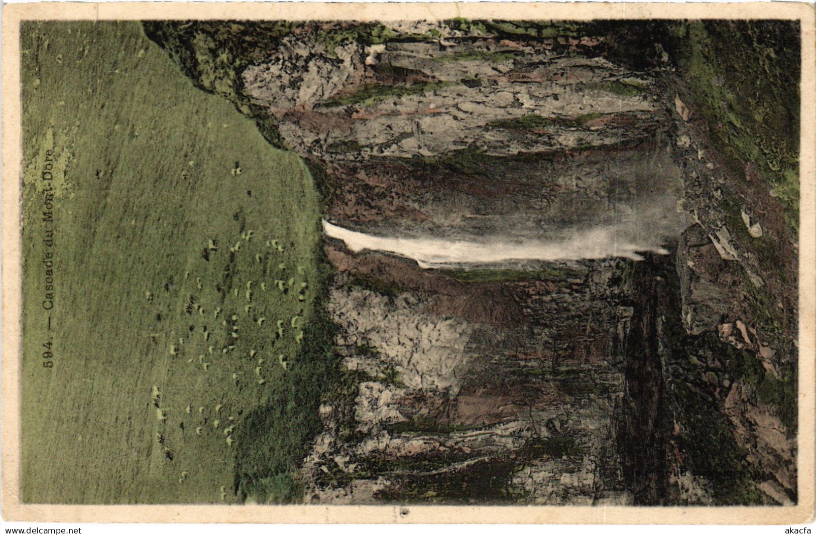 CPA LE MONT-DORE Cascade du Mont-Dore (1256595)