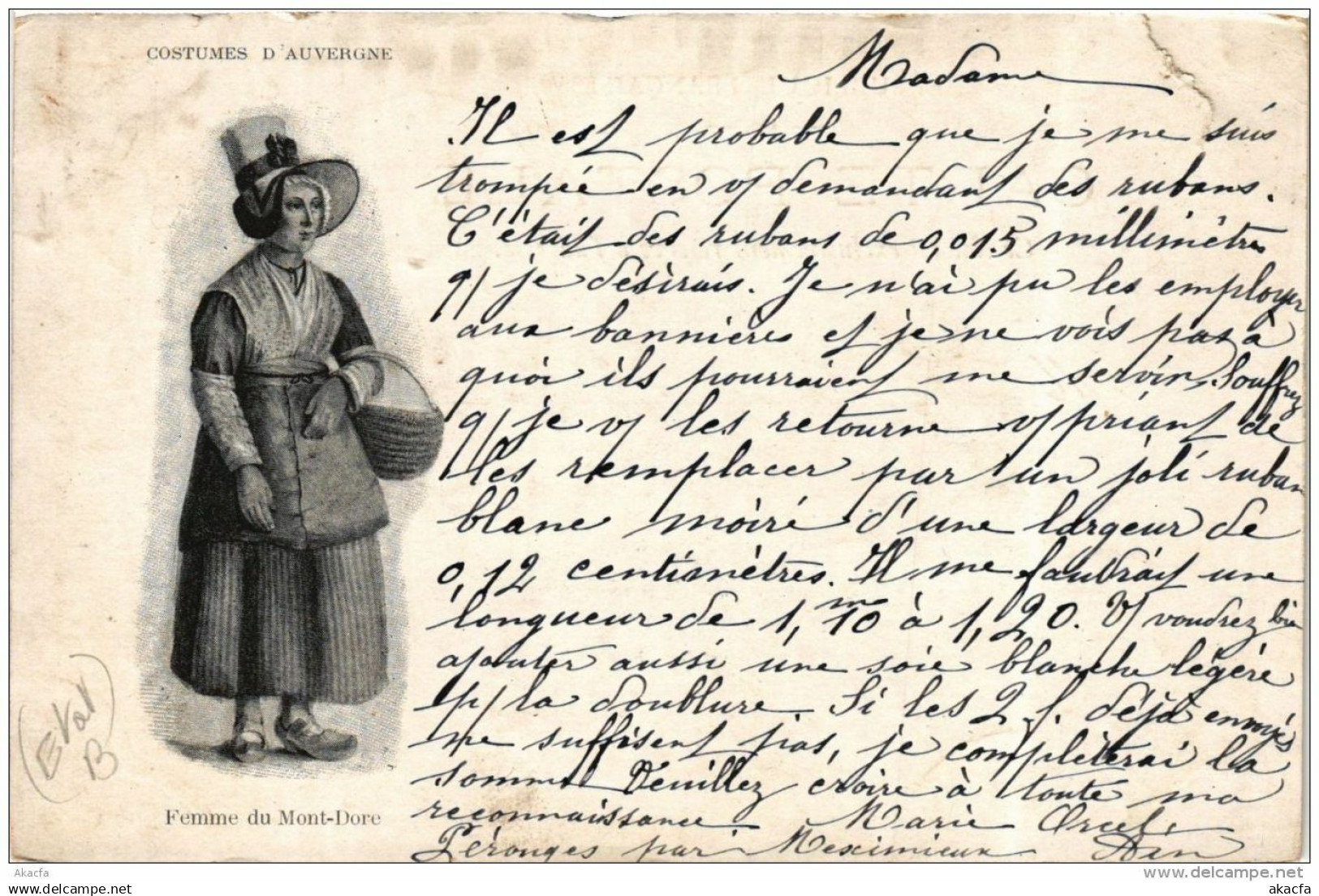 CPA Le MONT-DORE Femme du MONT-DORE (721414)