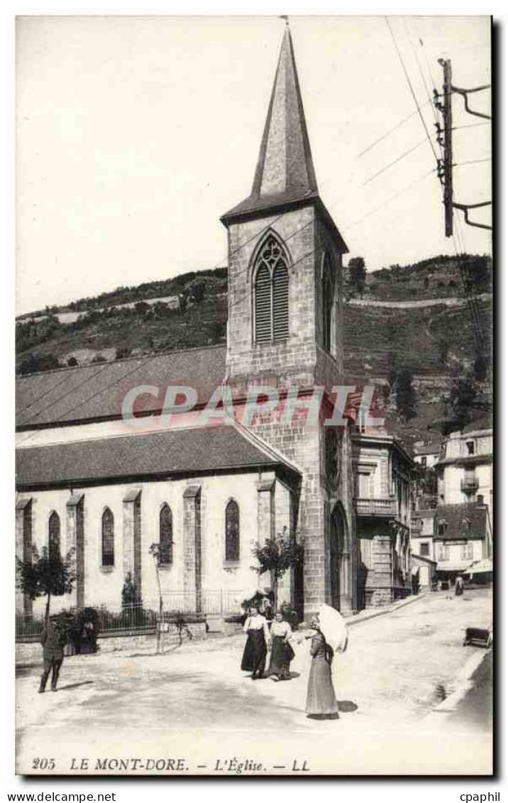 CPA Le Mont Dore L'eglise