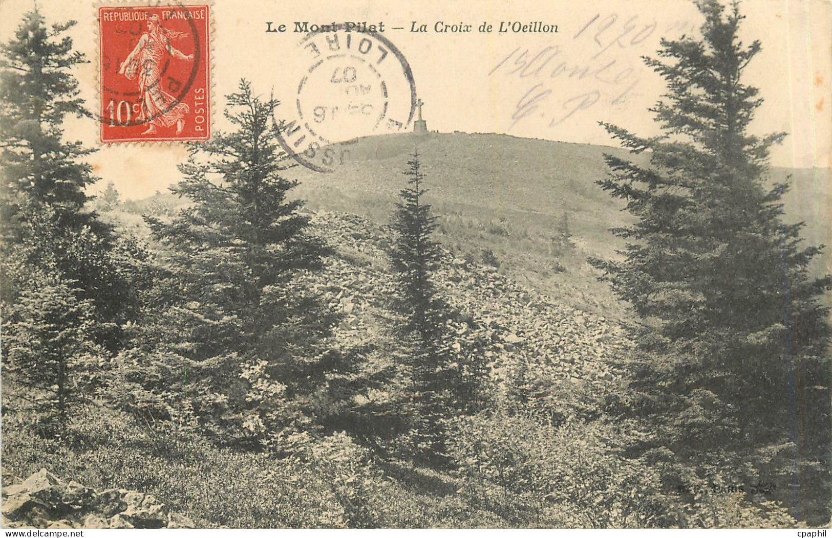 CPA Le Mont Pilat La Croix de l'Oeillon