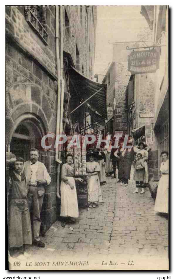CPA Le Mont Saint Michel La Rue