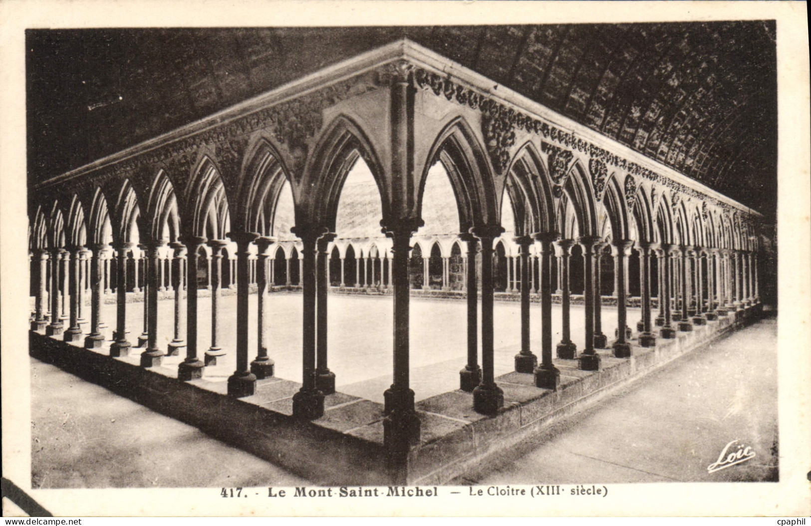 CPA Le Mont Saint Michel Le Cloitre
