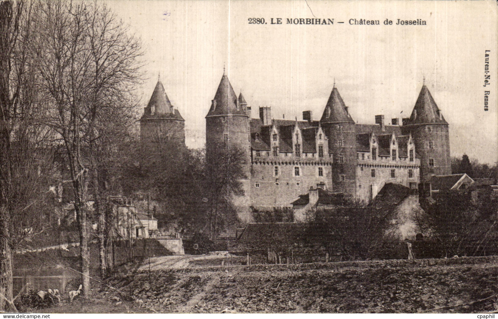 CPA Le Morbihan Chateau de Josselin