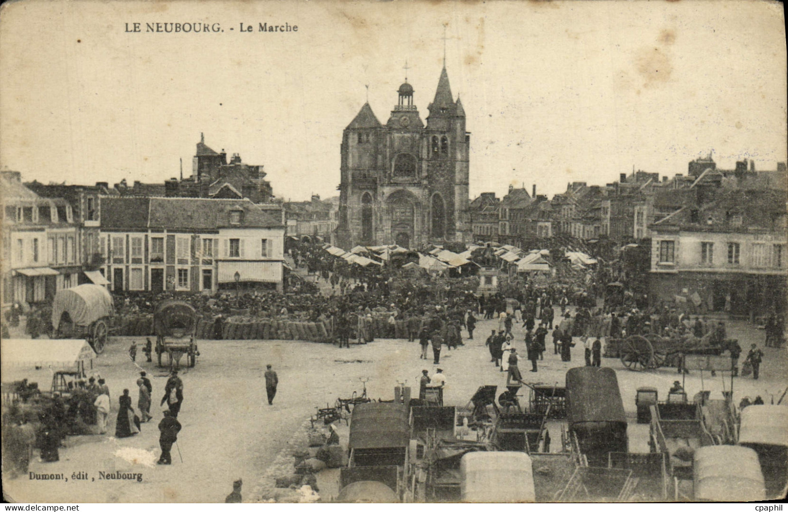 CPA Le Neubourg Le Marche