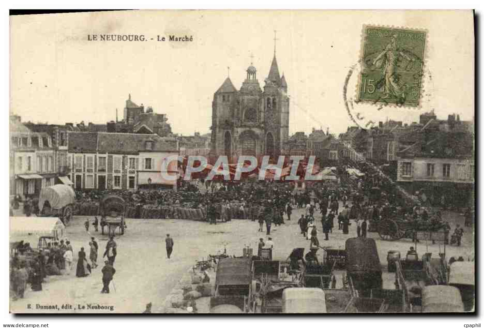 CPA Le Neubourg Le Marche