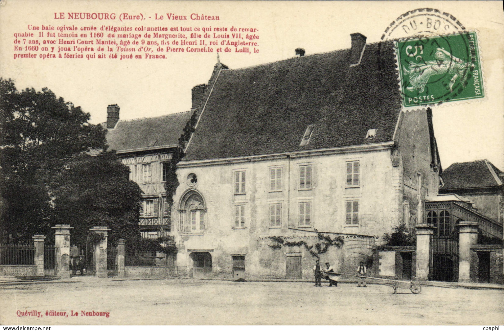 CPA Le Neubourg Le Vieux Chateau