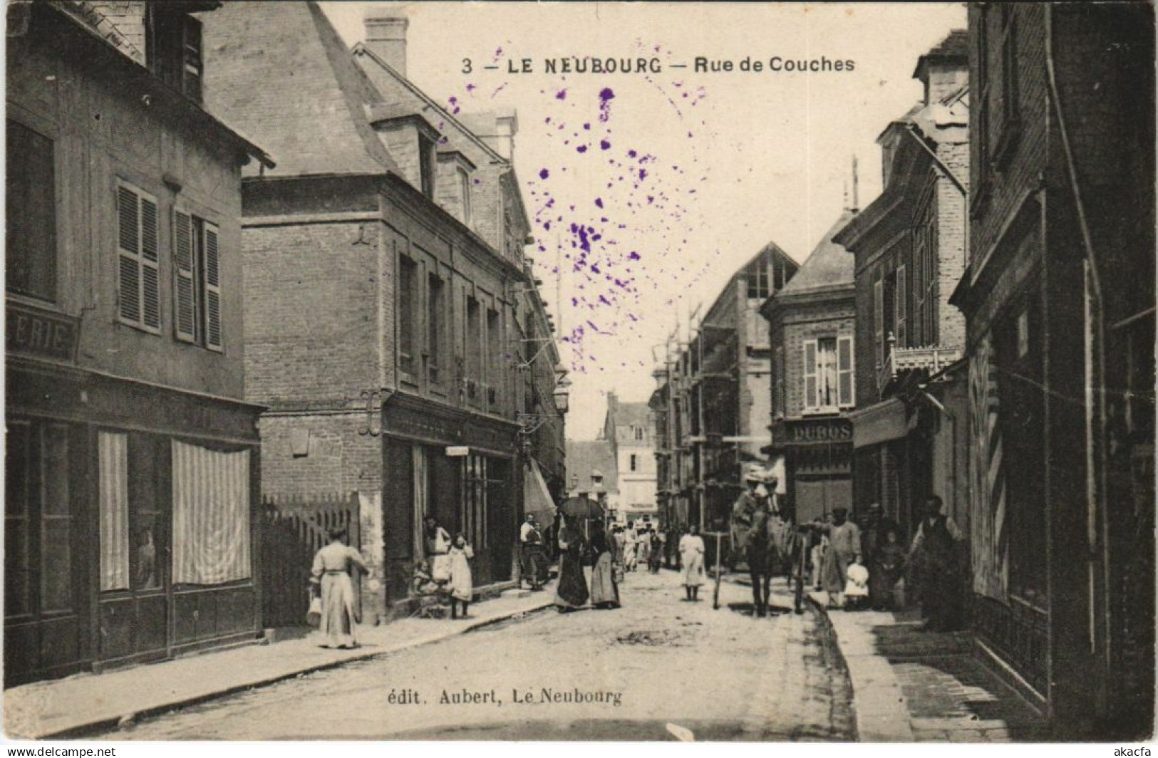 CPA LE NEUBOURG Rue de Couches (1160516)