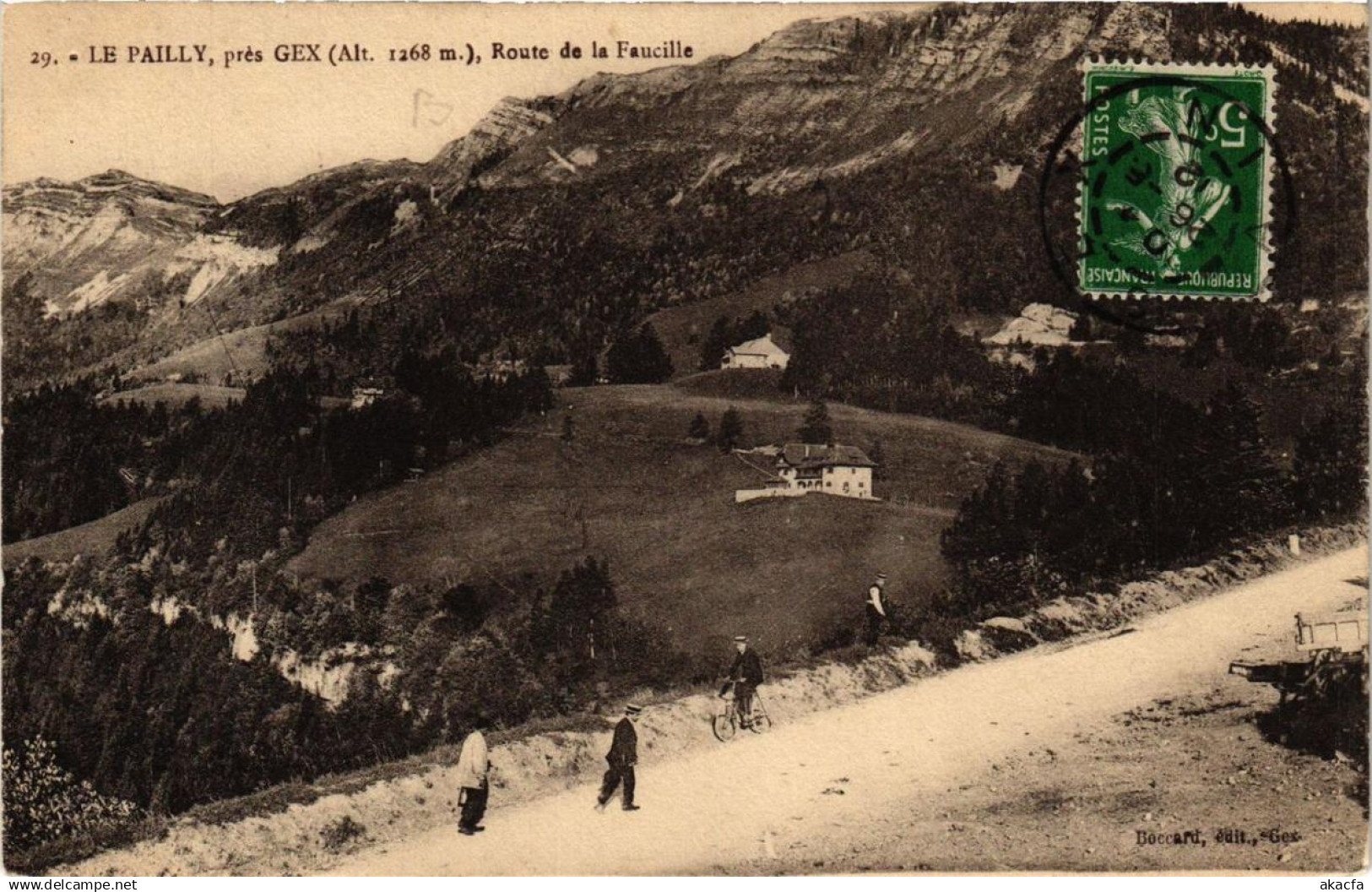 CPA Le Pailly pres Gex Route de la Faucille (684812)