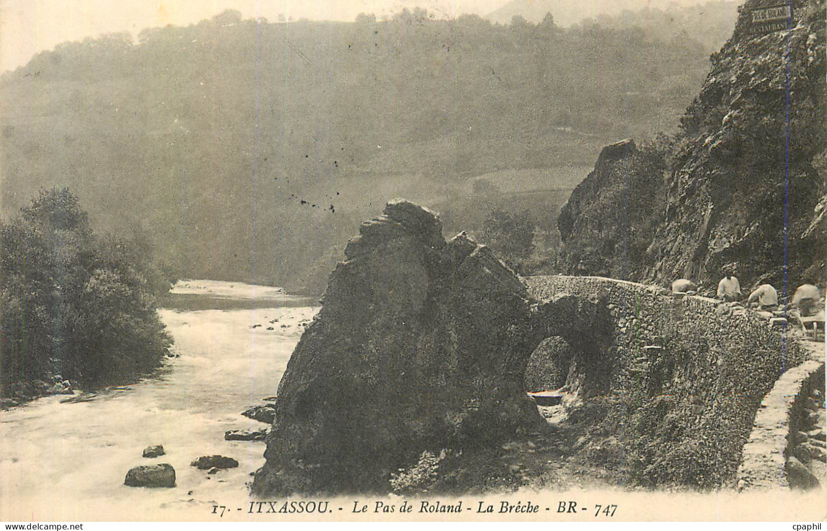 CPA Le Pas de Roland la Breche Itxassou