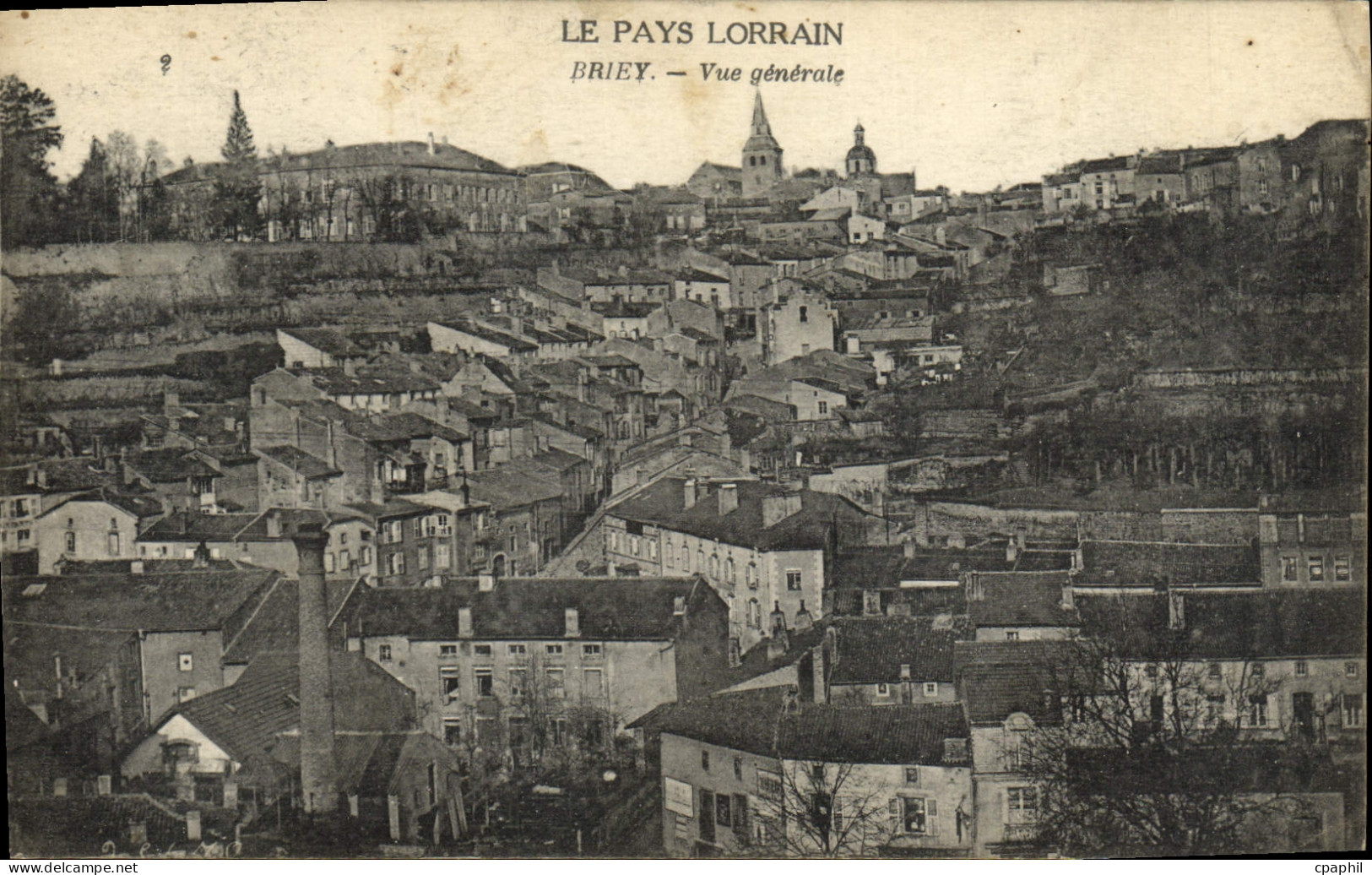 CPA Le Pays Lorrain Briey Vue Generale