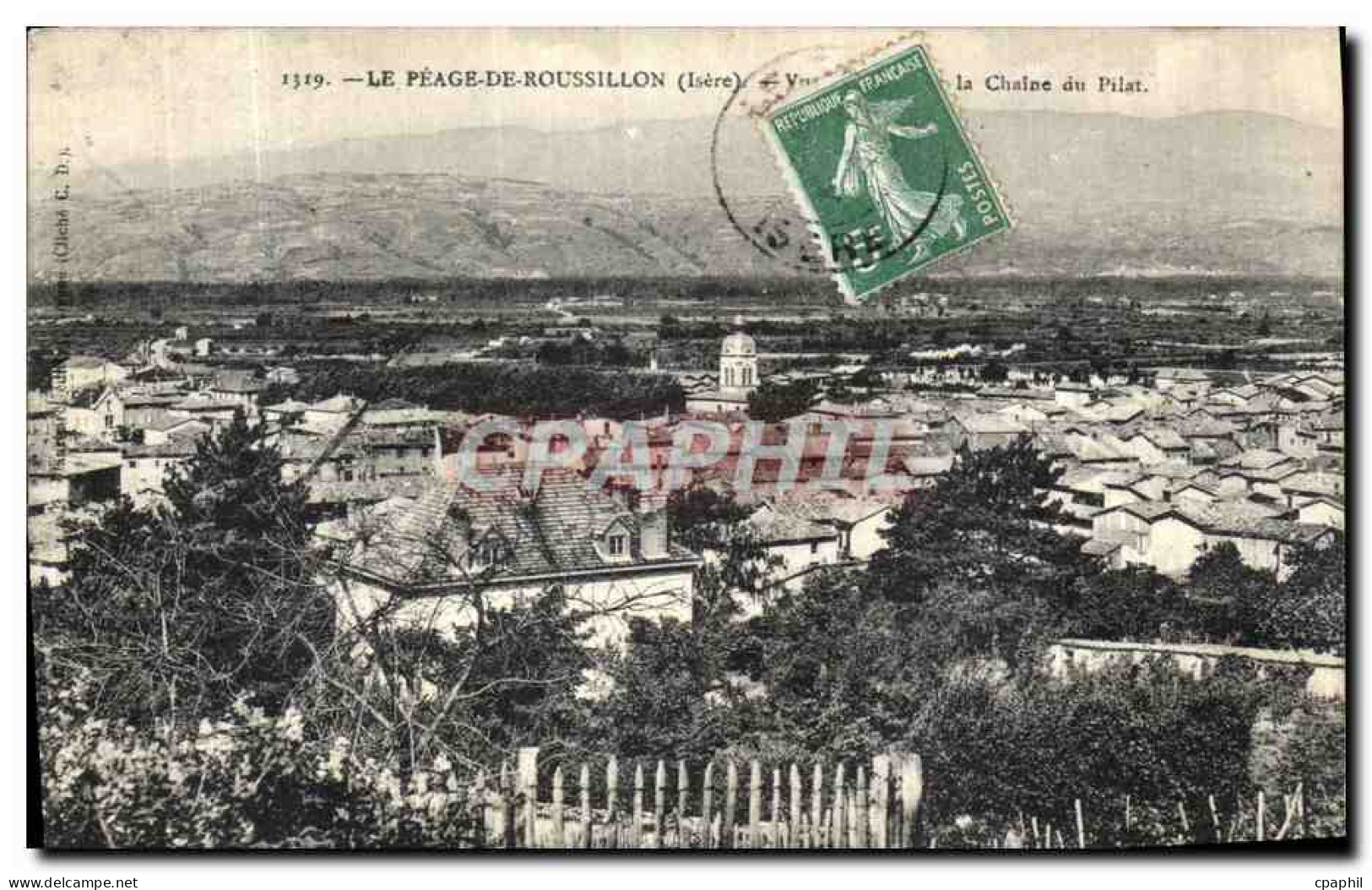 CPA Le Peage De Roussillon La Chaine du Pilat
