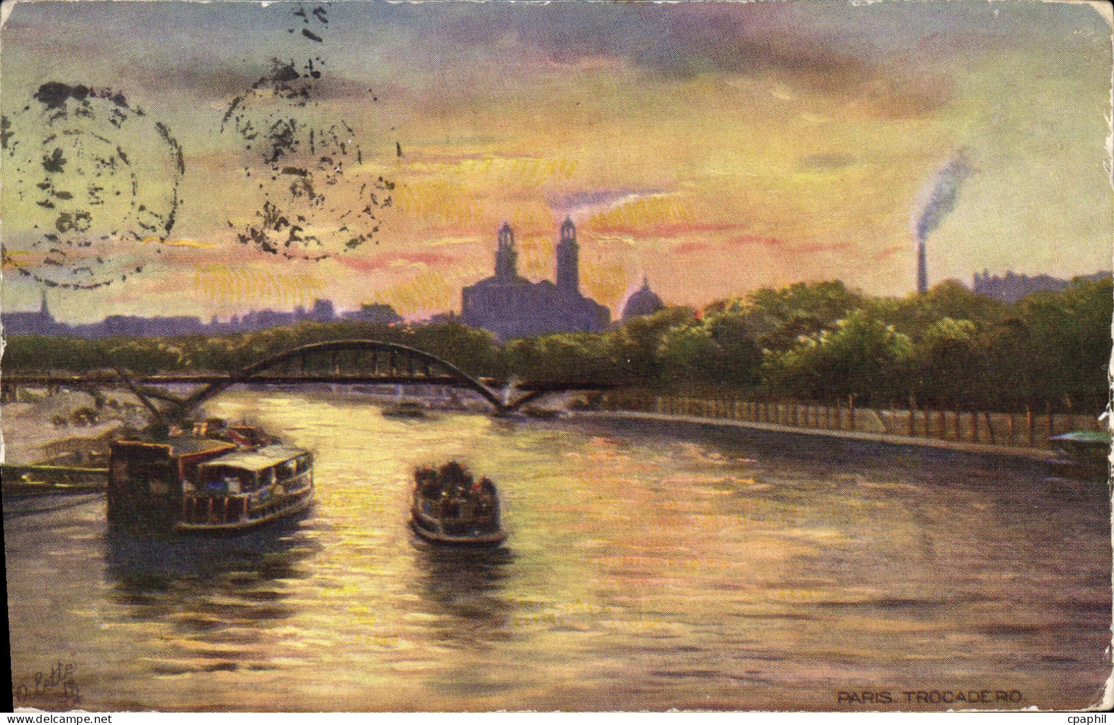 CPA Le Pont de Passy Paris