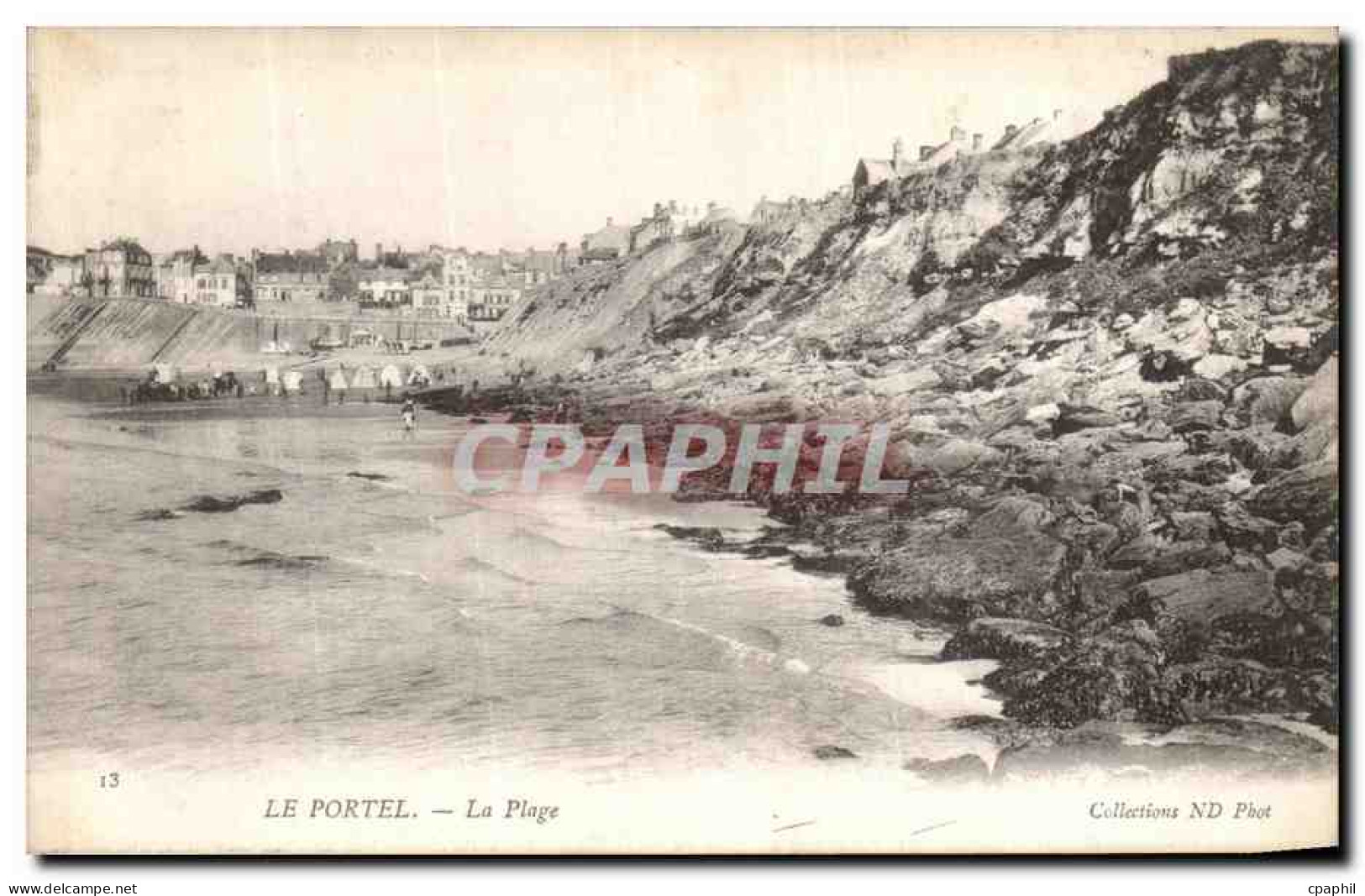 CPA Le Portel La Plage