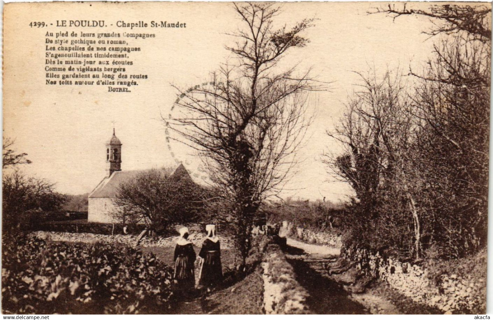 CPA Le POULDU - Chapelle St-Maudet (457577)