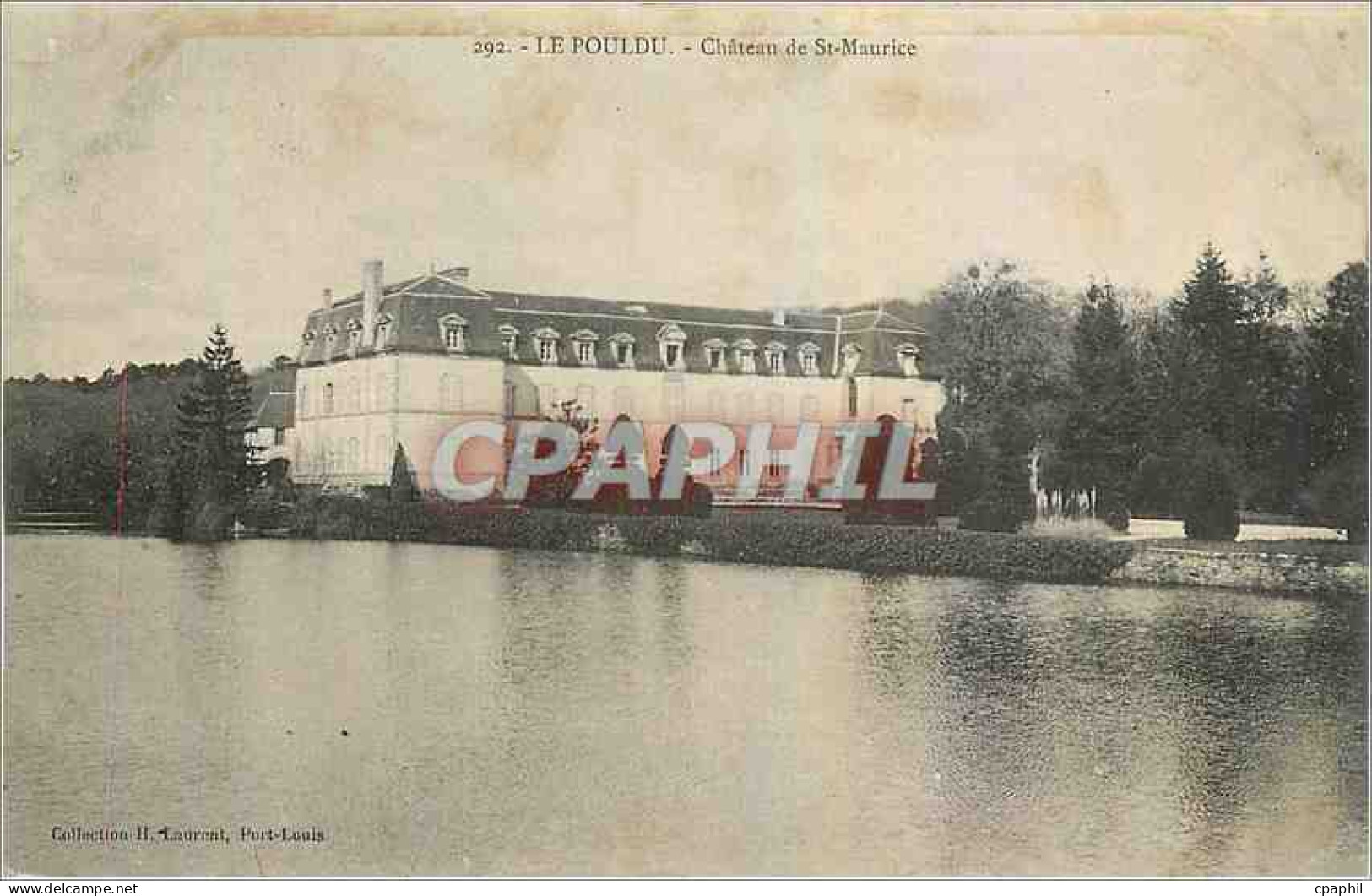 CPA Le Pouldu Chateau de St Maurice