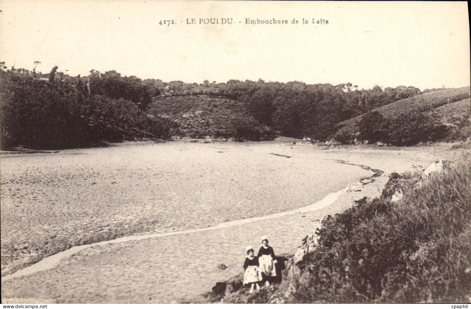 CPA Le Pouldu Embouchere de la Laite