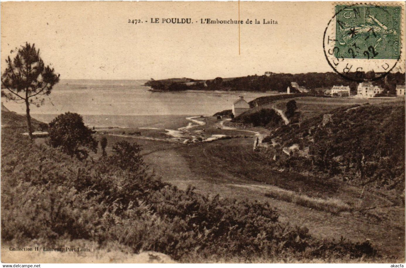 CPA Le POULDU - L'Embouchure de la Laita (457581)