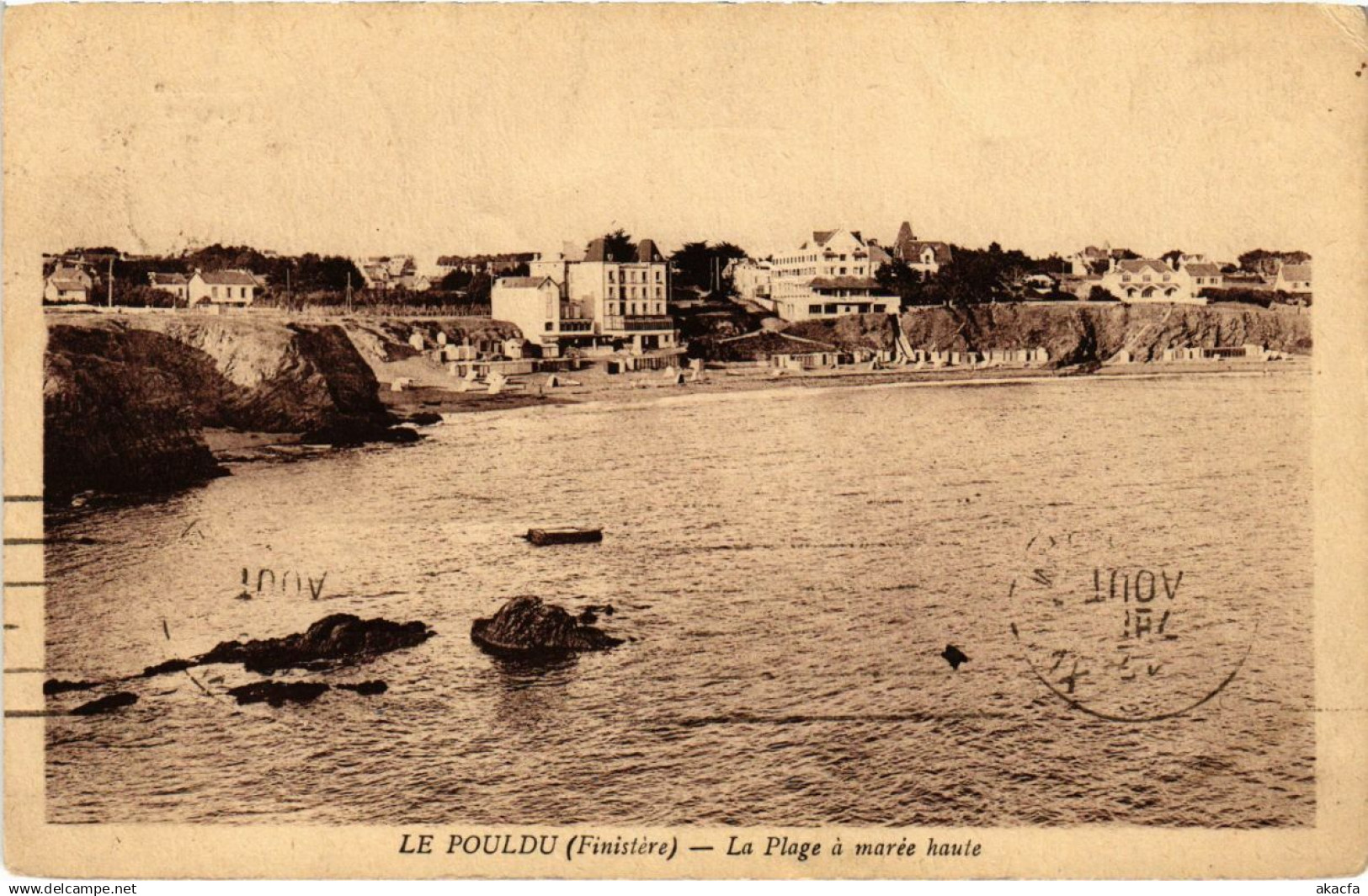 CPA Le Pouldu - La Plage a Maree Haute (1033270)