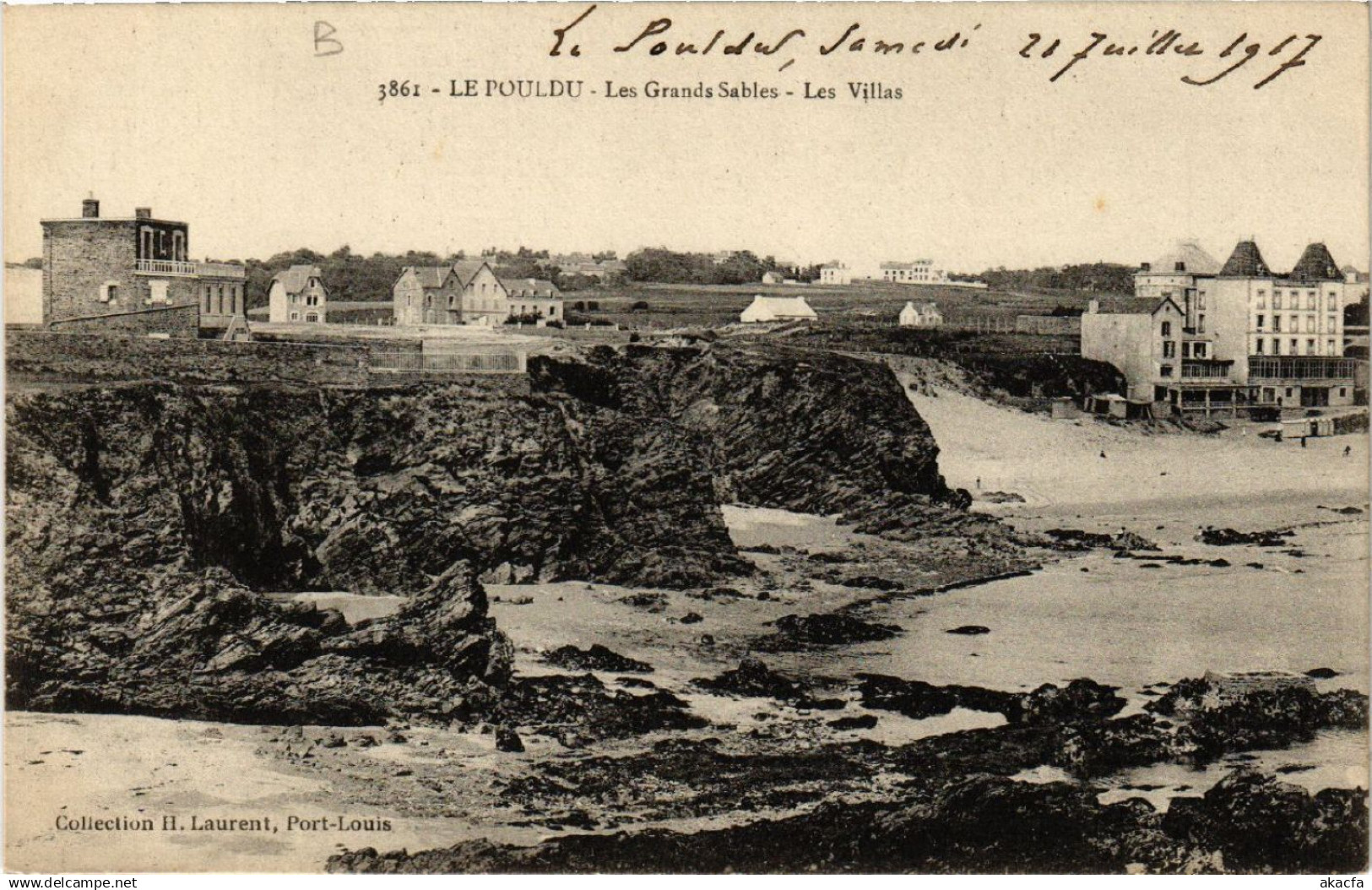 CPA Le POULDU - Les Grands Sables - Les Villas (457582)
