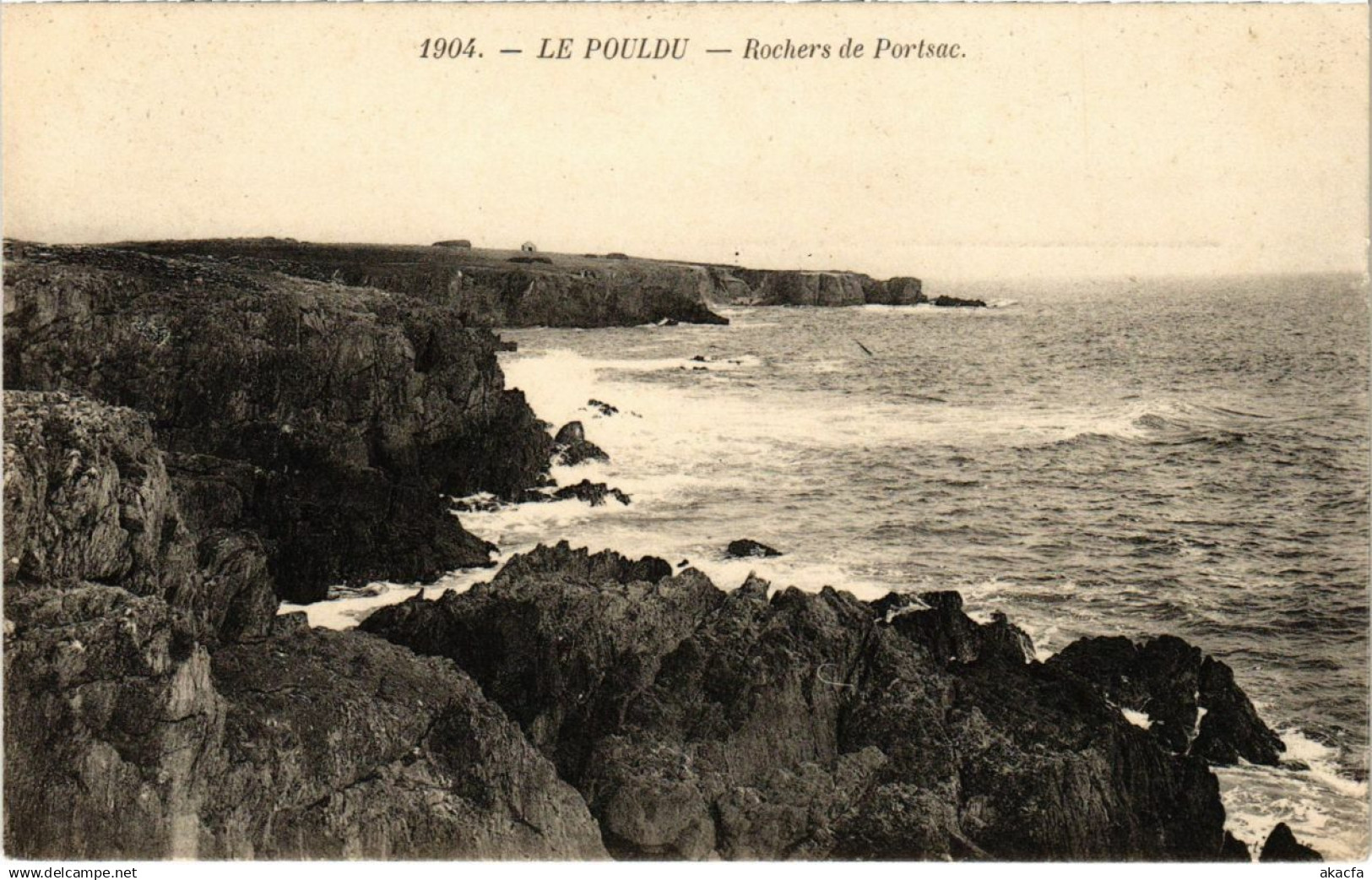 CPA Le Pouldu - Rochers de Portsac (1033263)