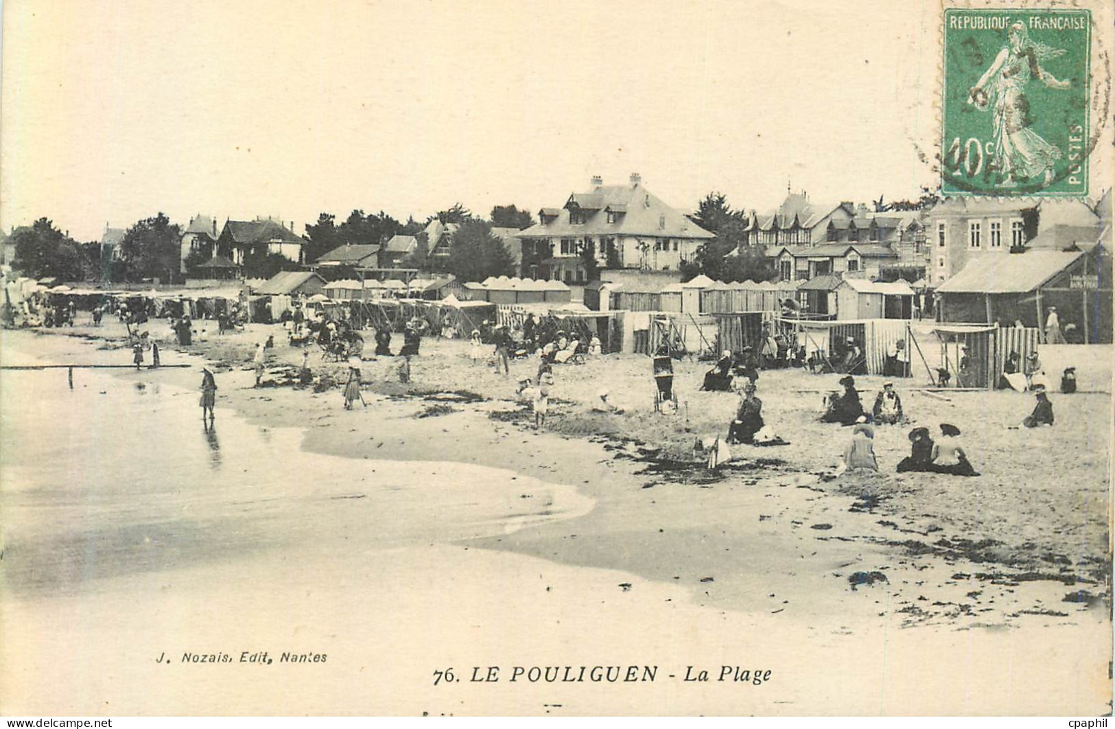 CPA Le Pouliguen La Plage