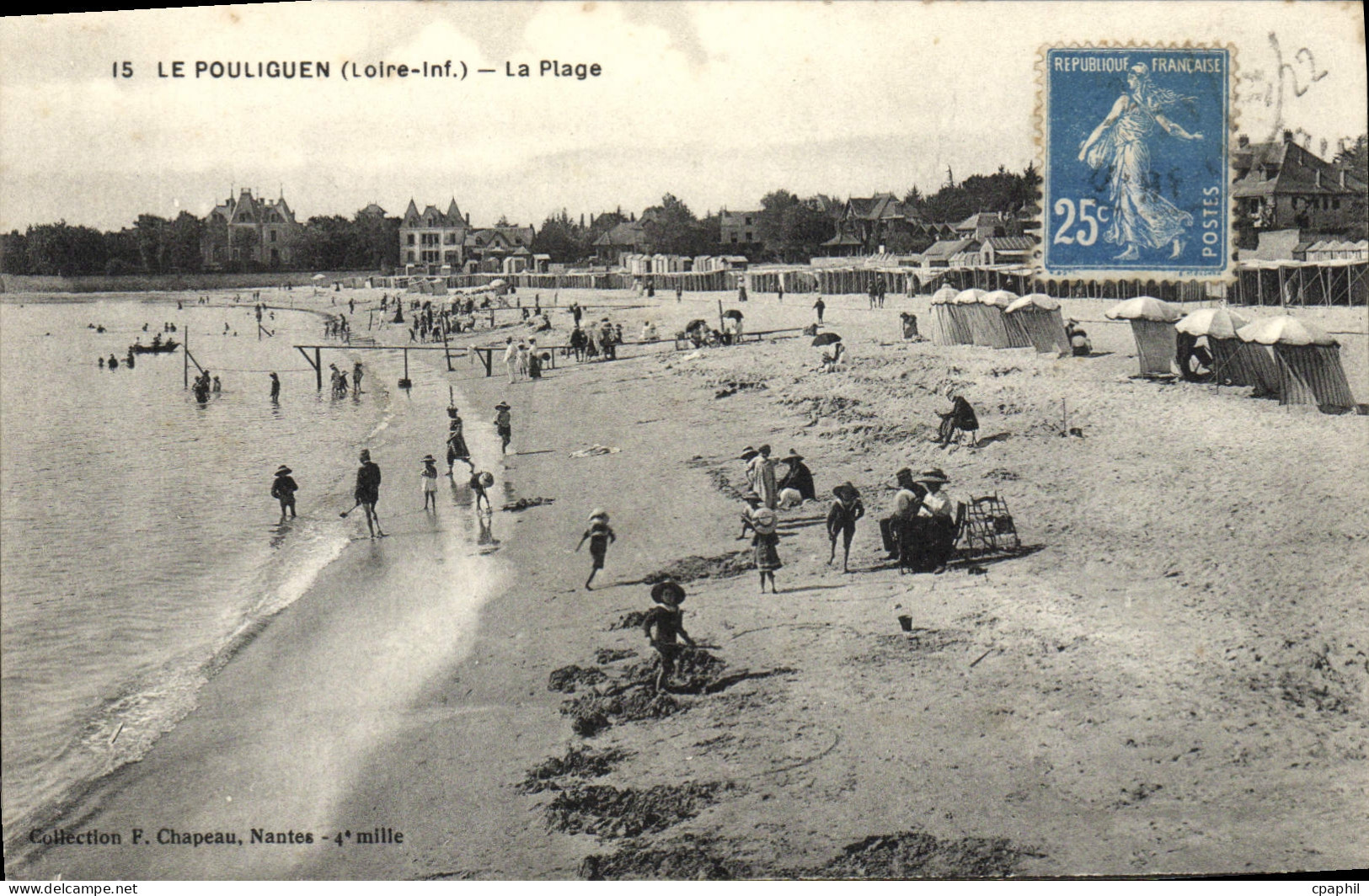 CPA Le Pouliguen La Plage