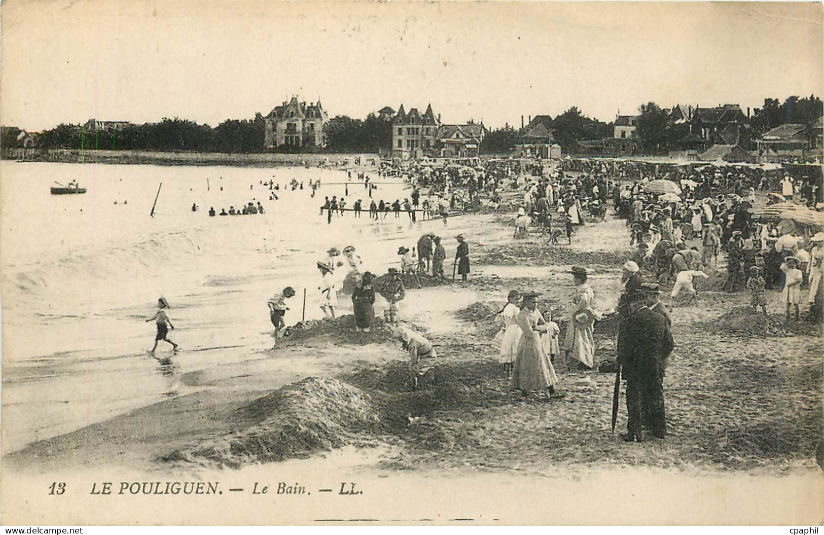 CPA Le Pouliguen- le bain LL
