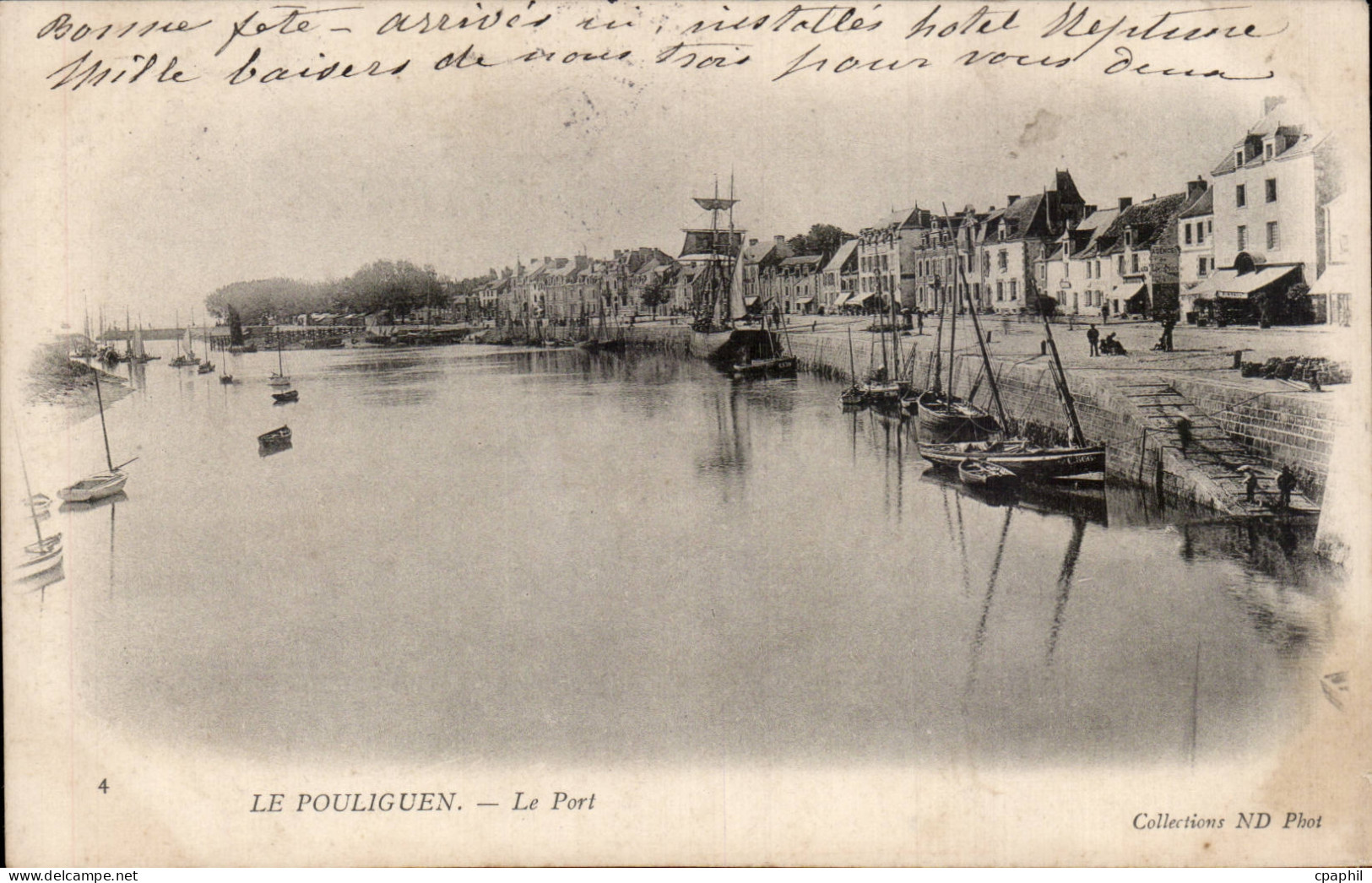 CPA Le Pouliguen Le port