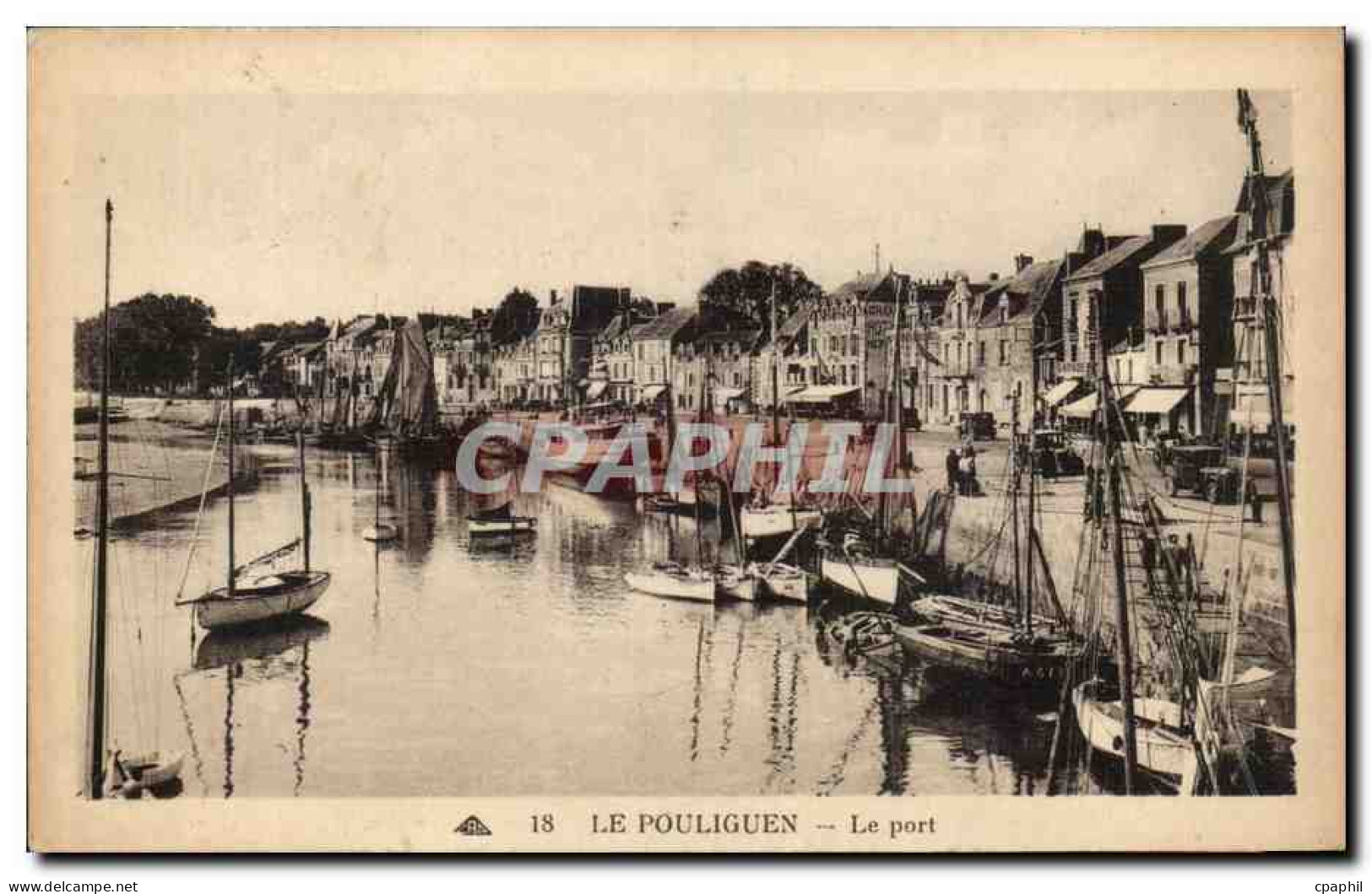 CPA Le Pouliguen Le port