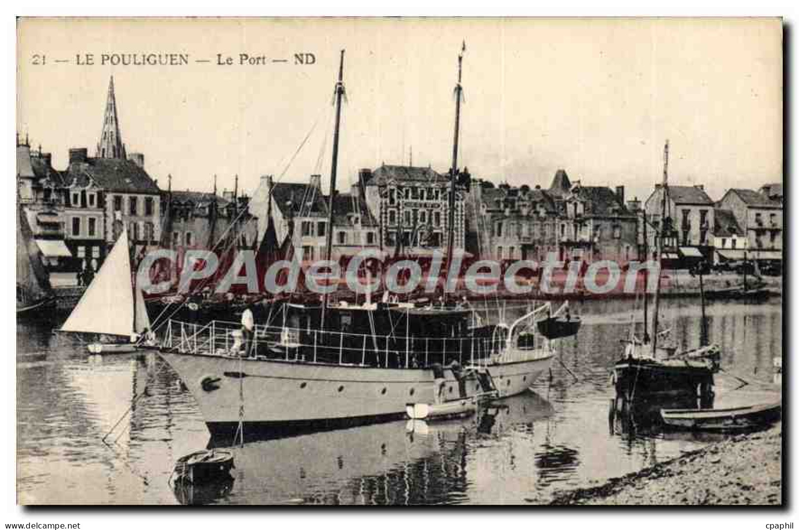 CPA Le Pouliguen Le Port