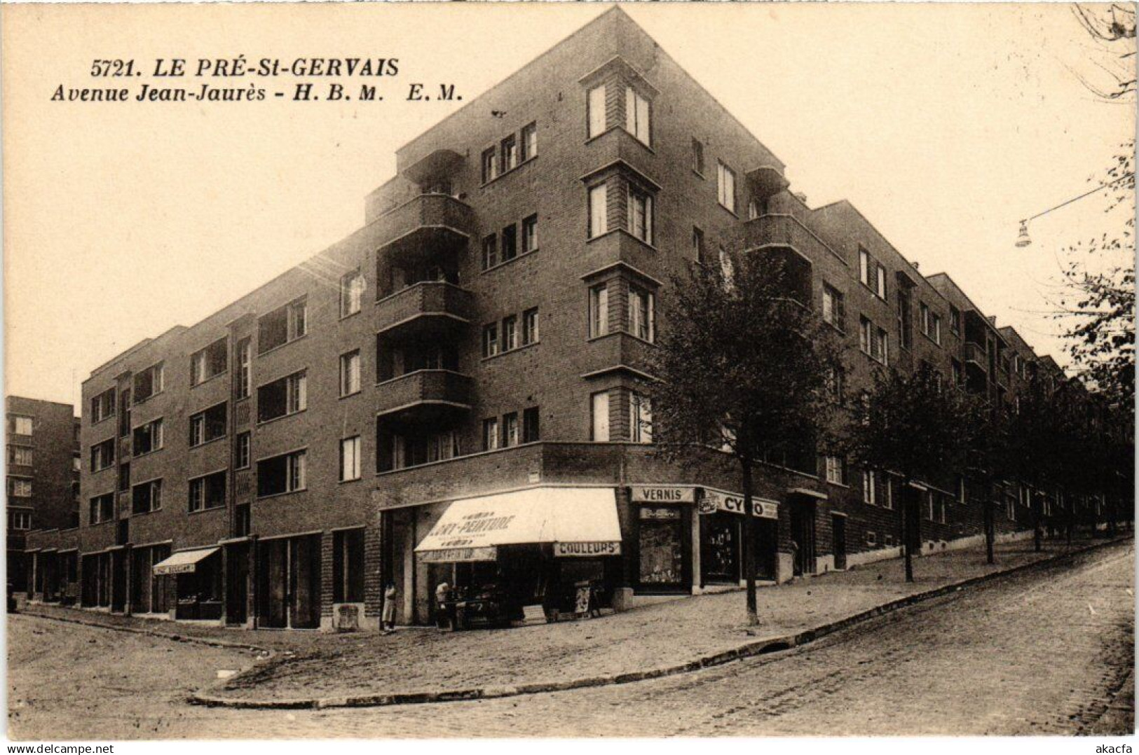 CPA LE PRE-SAINT-GERVAIS Avenue Jean-Jaures (1352976)
