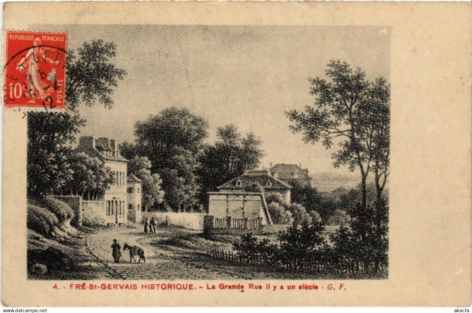 CPA LE PRE-SAINT-GERVAIS Historique - Grande Rue (1352933)