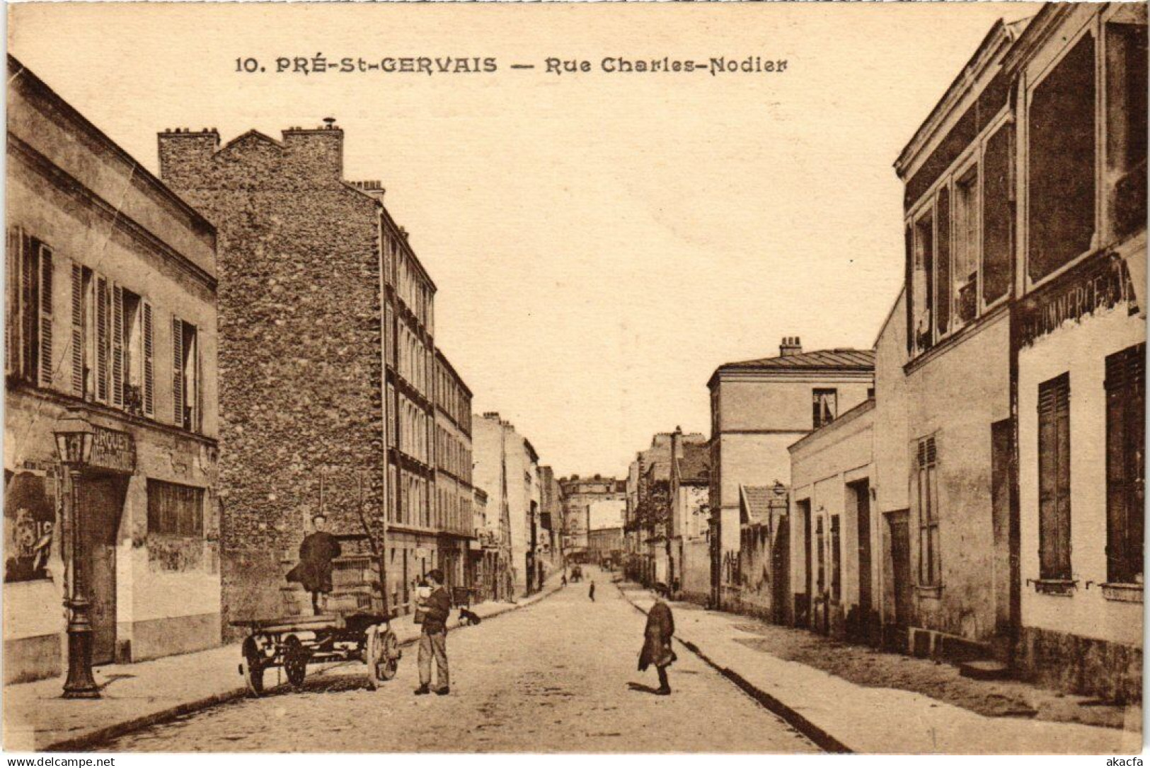CPA LE PRE-SAINT-GERVAIS Rue Charles-Nodier (1353850)