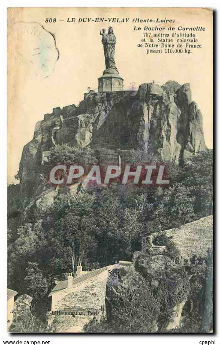 CPA Le Puy en Velay Haute Loire Le Rocher de Corneille